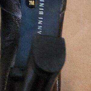 Gianni Bini, studded leather heel.   3"" H heel and 3/4" think.